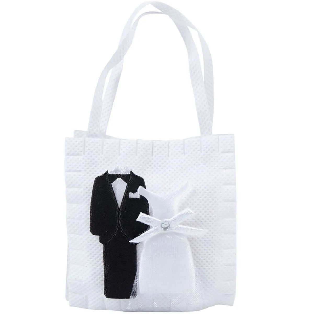 Online Gifi Sac à dragées design mariés x4