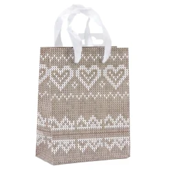 Gifi Sac cadeau alpin gris et blanc petit modèle^ Loisirs Créatifs Et Emballage Cadeau