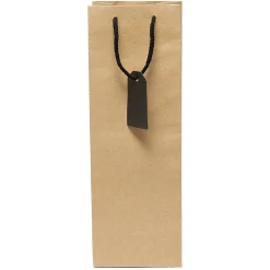 Gifi Sac cadeau bouteille Kraft marron^ Loisirs Créatifs Et Emballage Cadeau