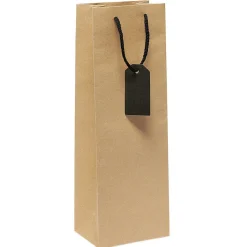 Gifi Sac cadeau bouteille Kraft marron^ Loisirs Créatifs Et Emballage Cadeau