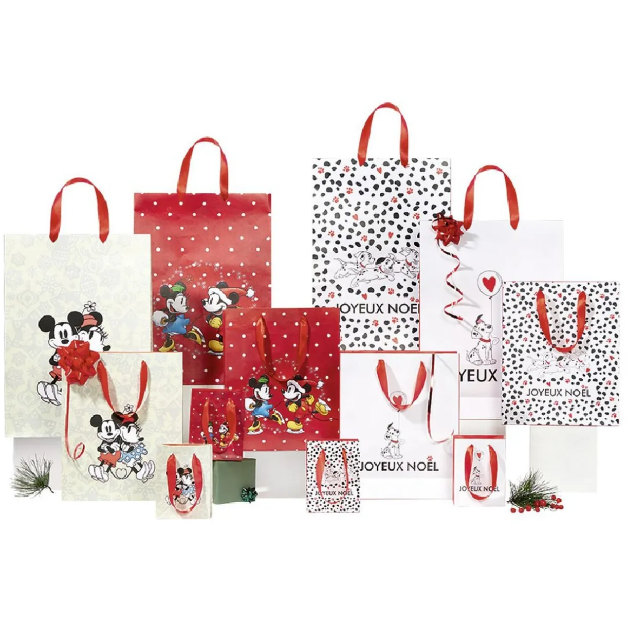 Gifi Sac cadeau Disney Dalmatien taille M^ Loisirs Créatifs Et Emballage Cadeau