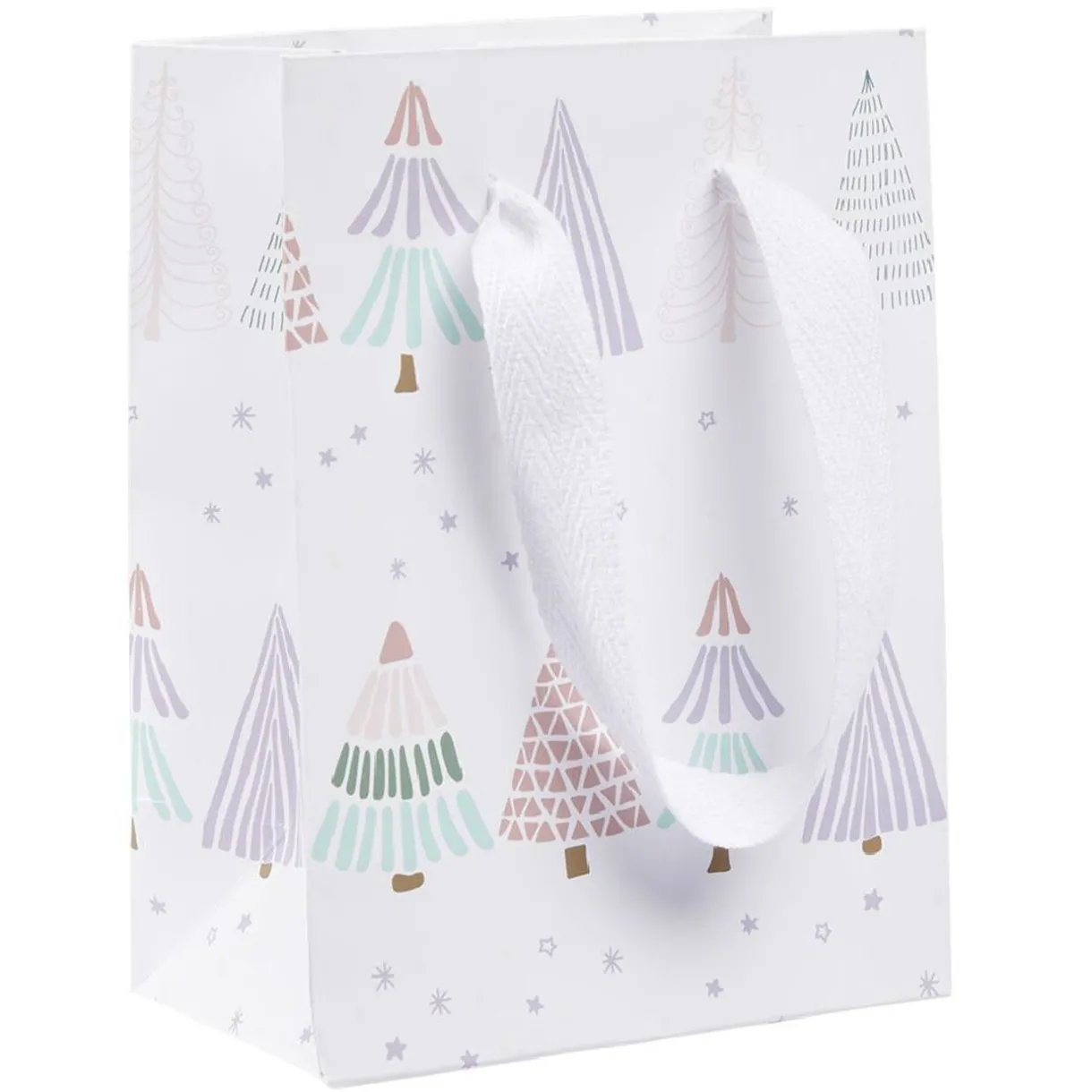 Gifi Sac cadeau Noël design jardin d'hiver L10,8x14,6 cm^ Loisirs Créatifs Et Emballage Cadeau