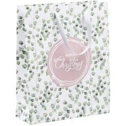 Gifi Sac cadeau Noël design jardin d'hiver L26x32 cm^ Loisirs Créatifs Et Emballage Cadeau