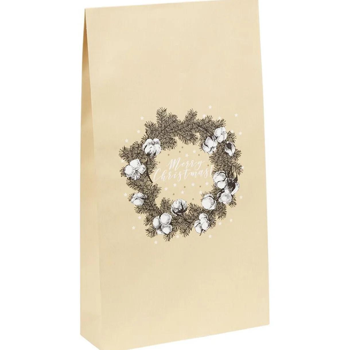 Gifi Sac cadeau Noël design Naturel^ Loisirs Créatifs Et Emballage Cadeau