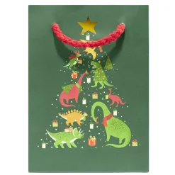 Gifi Sac cadeau Noël enfant licorne ou dinosaure 11xH15cm - 2 modèles^ Loisirs Créatifs Et Emballage Cadeau