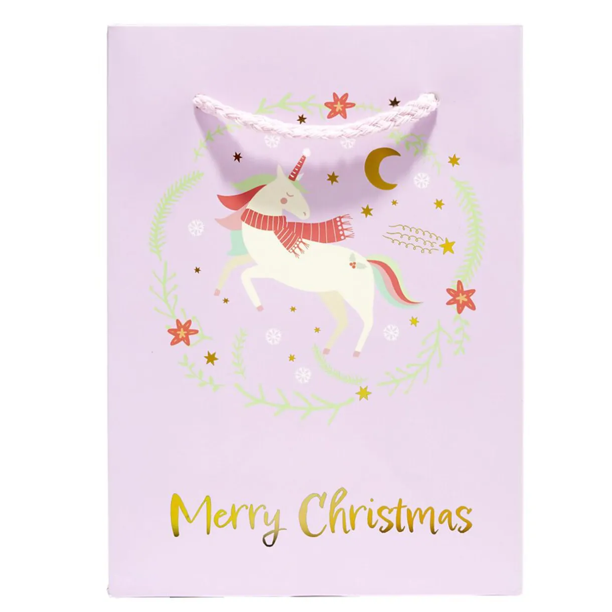 Gifi Sac cadeau Noël enfant licorne ou dinosaure 11xH15cm - 2 modèles^ Loisirs Créatifs Et Emballage Cadeau