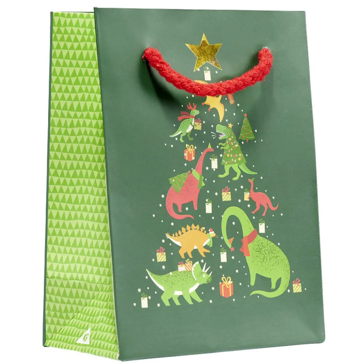 Gifi Sac cadeau Noël enfant licorne ou dinosaure 11xH15cm - 2 modèles^ Loisirs Créatifs Et Emballage Cadeau