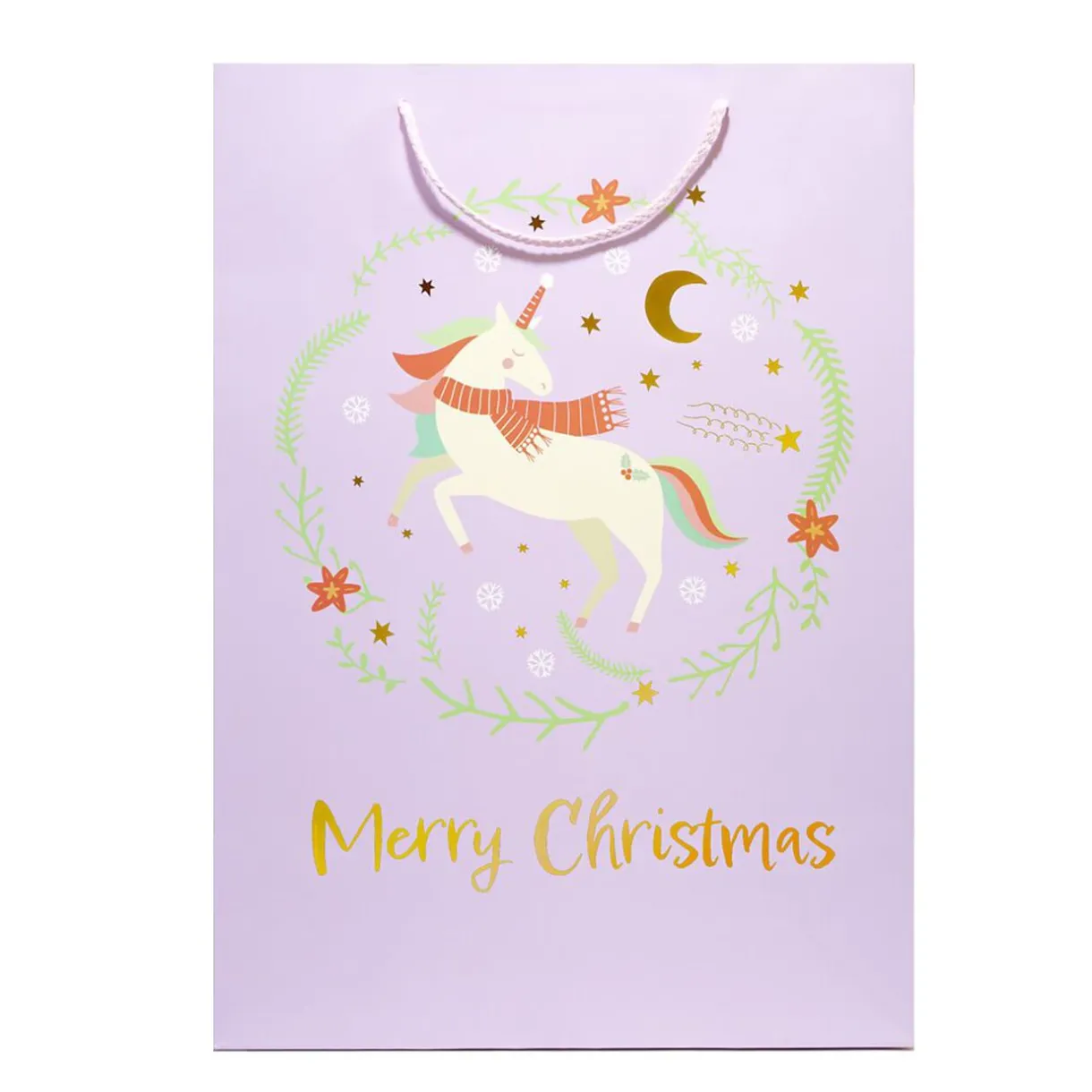 Gifi Sac cadeau Noël enfant licorne ou dinosaure 33xH46cm - 2 modèles^ Loisirs Créatifs Et Emballage Cadeau