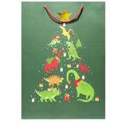 Gifi Sac cadeau Noël enfant licorne ou dinosaure 33xH46cm - 2 modèles^ Loisirs Créatifs Et Emballage Cadeau