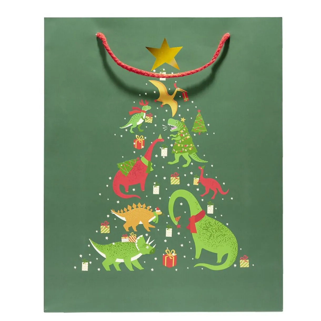 Gifi Sac cadeau Noël enfant licorne ou dinosaure 26xH32cm - 2 modèles^ Loisirs Créatifs Et Emballage Cadeau
