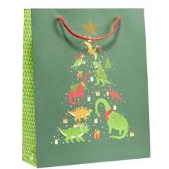 Gifi Sac cadeau Noël enfant licorne ou dinosaure 26xH32cm - 2 modèles^ Loisirs Créatifs Et Emballage Cadeau