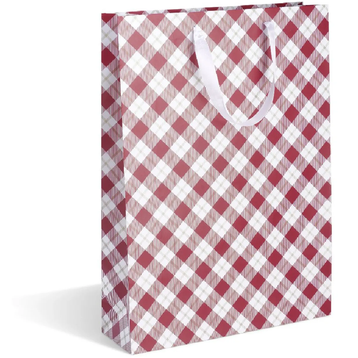Gifi Sac cadeau Noël grand format motif traditionnel rouge et blanc^ Loisirs Créatifs Et Emballage Cadeau