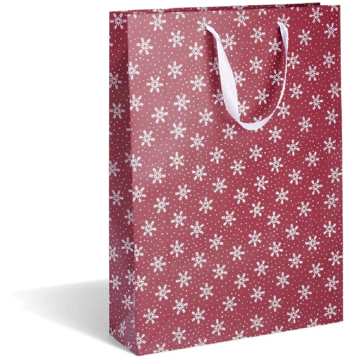 Gifi Sac cadeau Noël grand format motif traditionnel rouge et blanc^ Loisirs Créatifs Et Emballage Cadeau