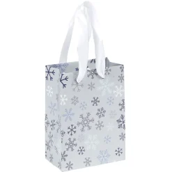 Gifi Sac cadeau Noël Jardin d'Hiver L14X6 cm^ Loisirs Créatifs Et Emballage Cadeau