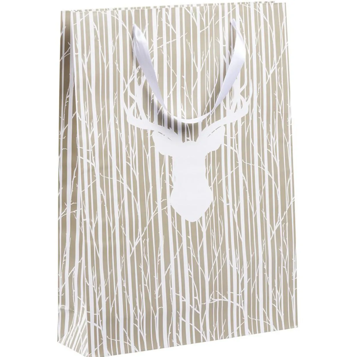 Gifi Sac cadeau Noël motif nature Taille L L33xH46cm^ Loisirs Créatifs Et Emballage Cadeau