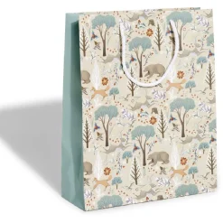 Gifi Sac cadeau Noël motif nature - Taille M^ Loisirs Créatifs Et Emballage Cadeau