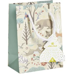 Gifi Sac cadeau Noël motif nature - Taille S^ Loisirs Créatifs Et Emballage Cadeau