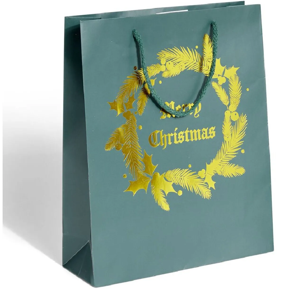 Gifi Sac cadeau Noël rouge ou vert - Taille M^ Loisirs Créatifs Et Emballage Cadeau