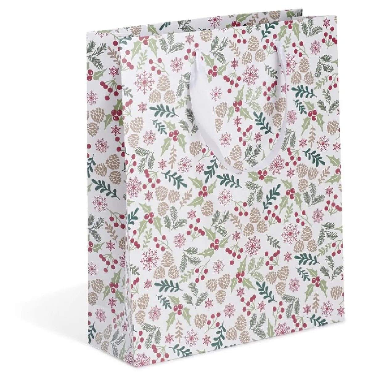 Gifi Sac cadeau Noël taille M motif traditionnel^ Loisirs Créatifs Et Emballage Cadeau