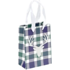 Gifi Sac cadeau Noël Vintage L14X6 cm^ Loisirs Créatifs Et Emballage Cadeau