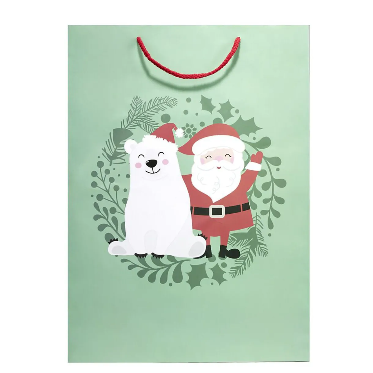 Gifi Sac cadeau Noël 33xH46cm - 2 modèles^ Loisirs Créatifs Et Emballage Cadeau