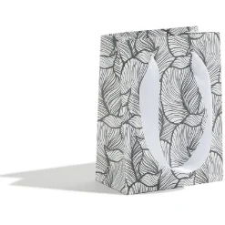 Gifi Sac cadeau petit format motif feuillage^ Loisirs Créatifs Et Emballage Cadeau