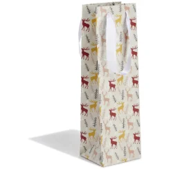 Gifi Sac cadeau pour bouteille motif nature^ Loisirs Créatifs Et Emballage Cadeau