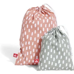 Gifi Sac cadeau réutilisable en coton x2 - 15x20cm et 20x30cm^ Loisirs Créatifs Et Emballage Cadeau