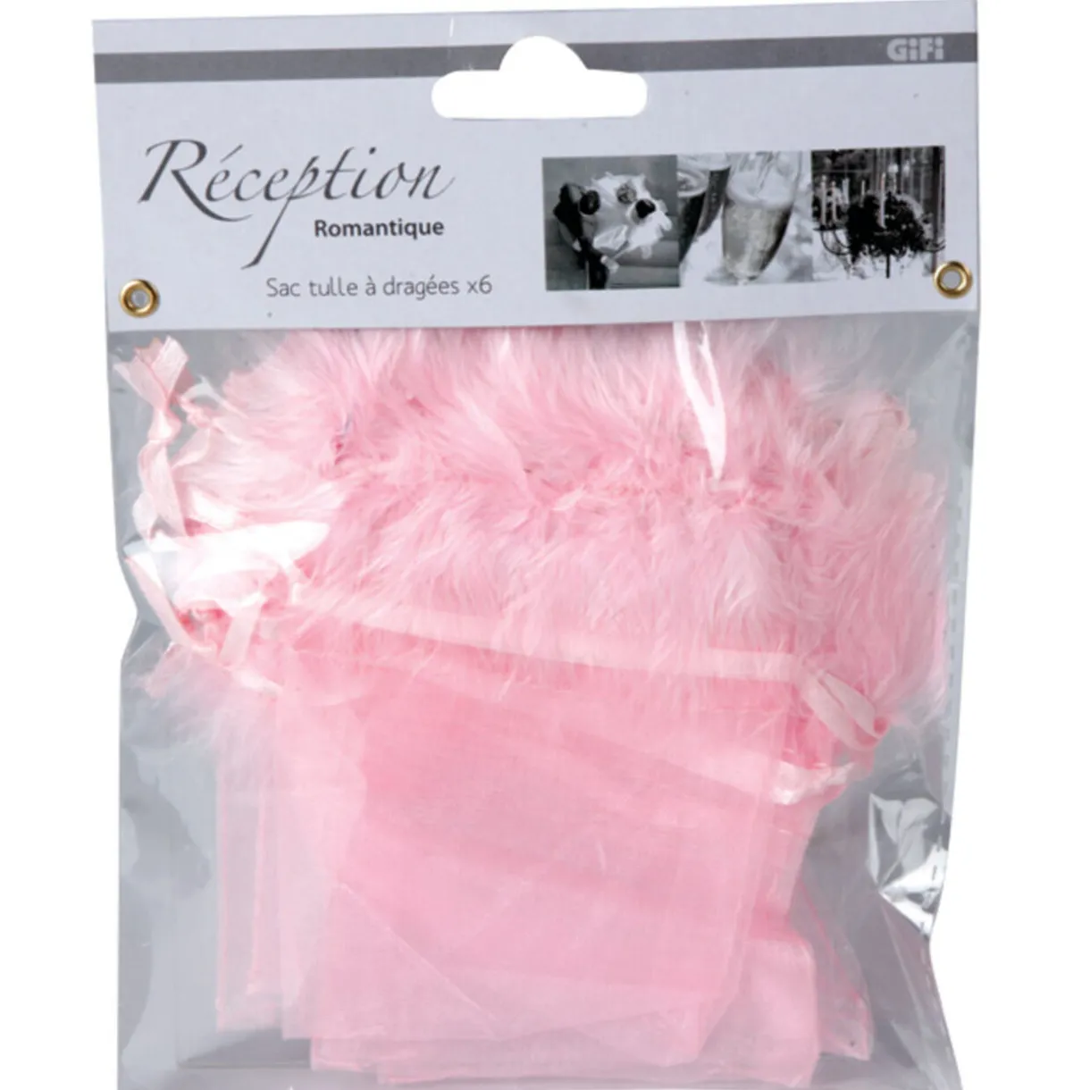 Online Gifi Sac rose à dragées x6