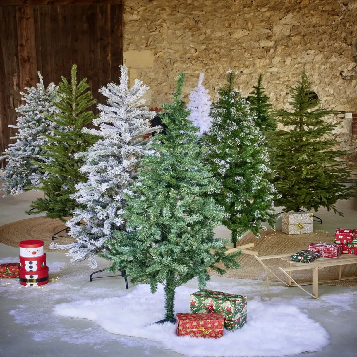 Online Gifi Sapin artificiel blanc 368 branches Ø93xH180cm