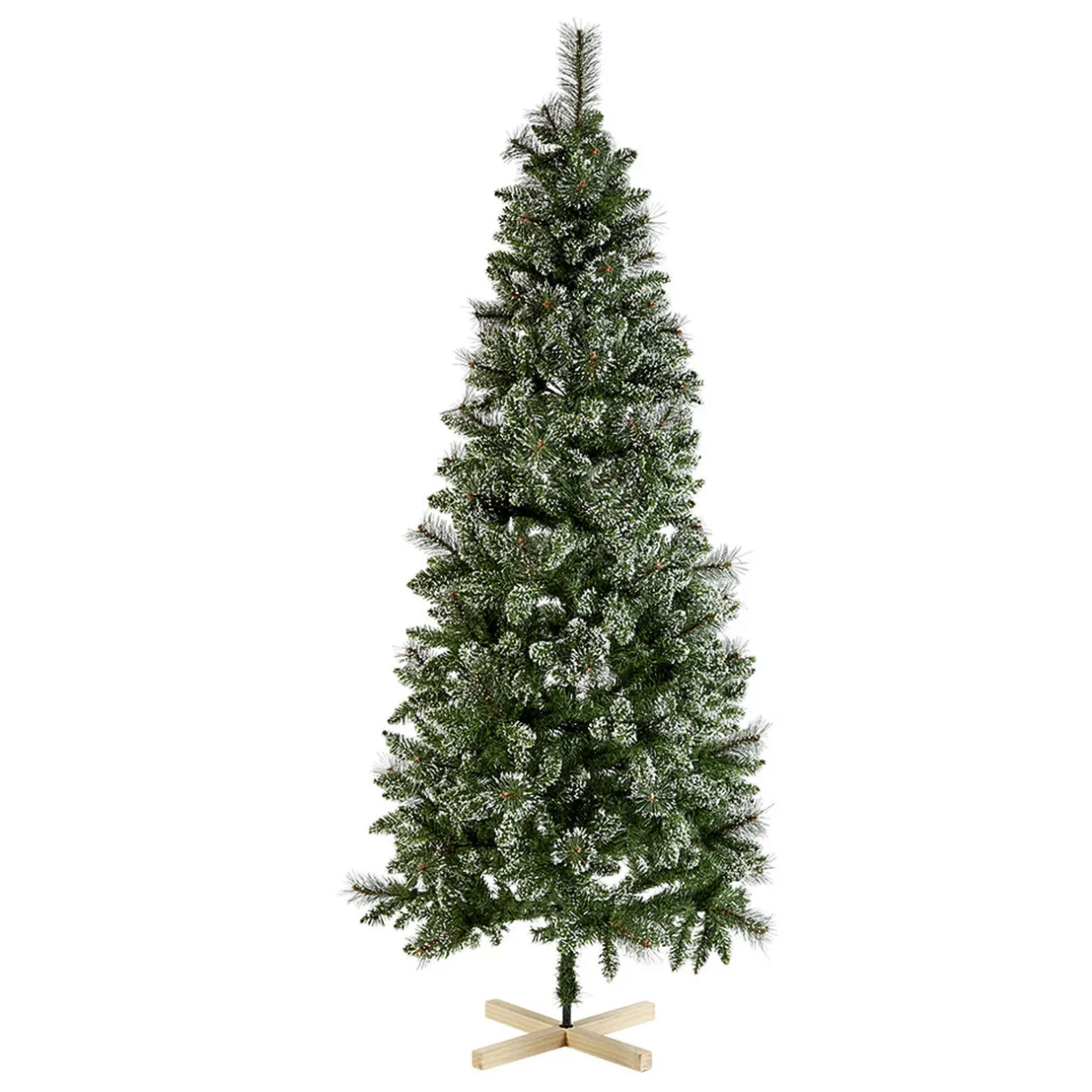 Sale Gifi Sapin artificiel effet enneigé pied en bois 698 branches Ø95xH210cm
