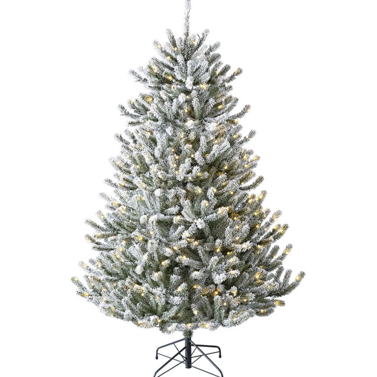 Clearance Gifi Sapin artificiel enneigé lumineux 930 branches Ø119xH180cm