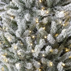 Clearance Gifi Sapin artificiel enneigé lumineux 930 branches Ø119xH180cm