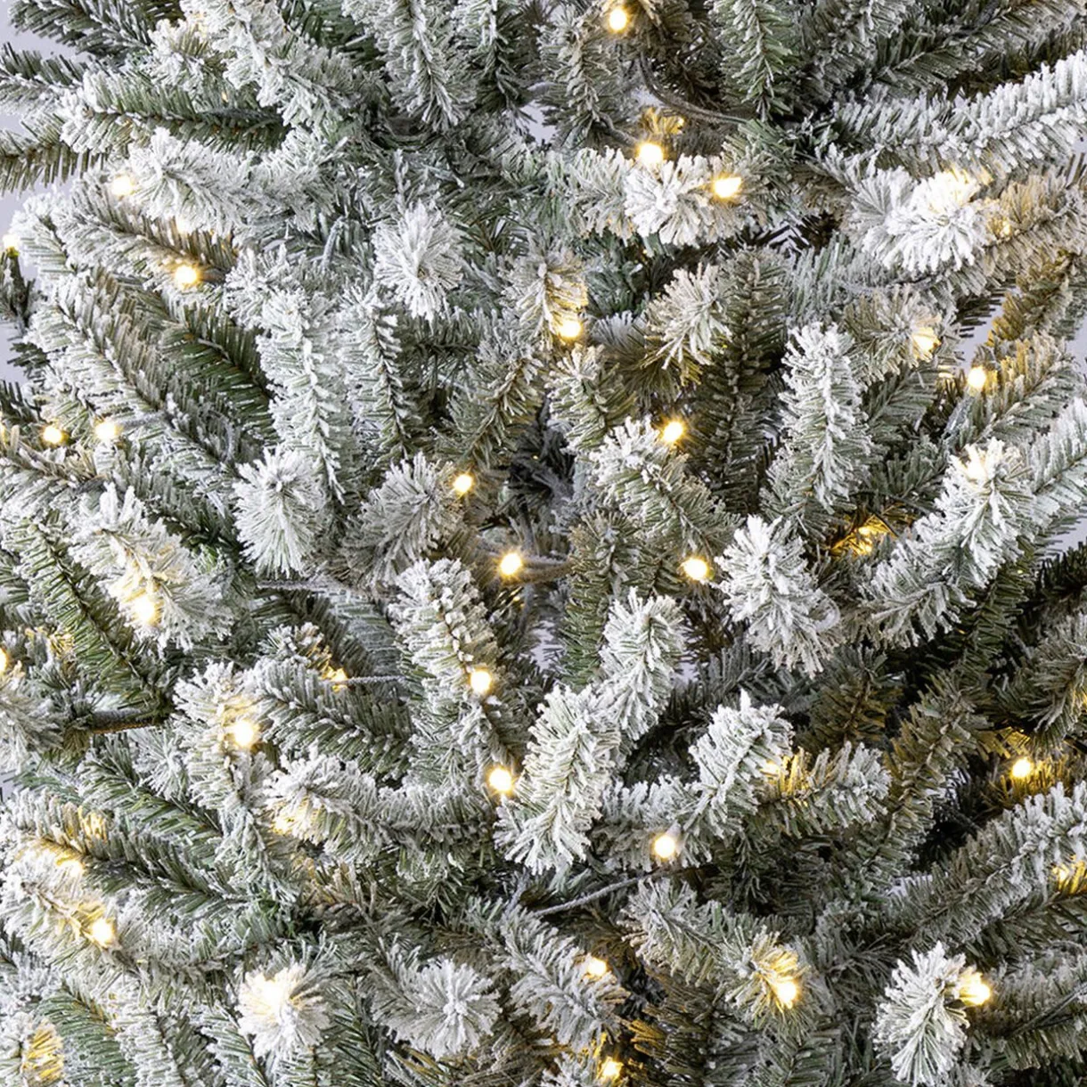 Clearance Gifi Sapin artificiel enneigé lumineux 930 branches Ø119xH180cm