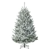 Outlet Gifi Sapin artificiel enneigé pied métal 930 branches Ø119xH180cm