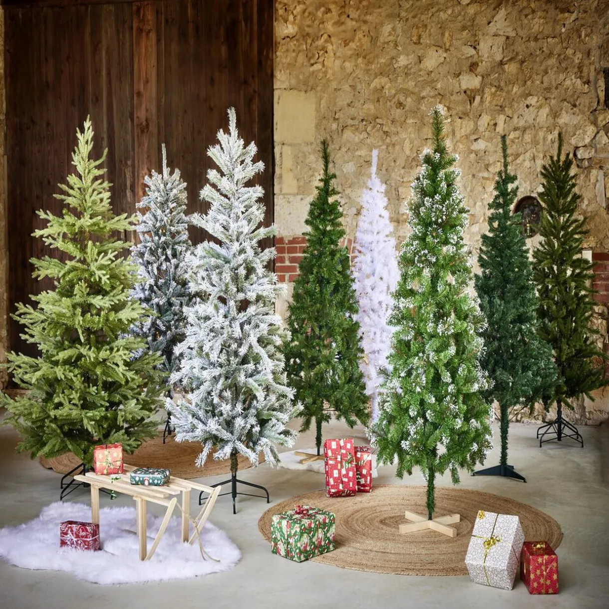 Best Gifi Sapin artificiel vert 368 branches Ø93xH180cm