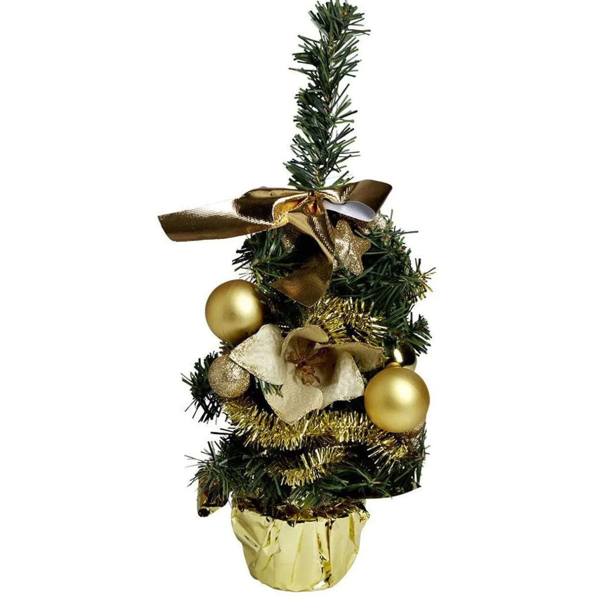 Discount Gifi Sapin décor doré H36cm