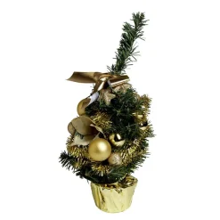 Discount Gifi Sapin décor doré H36cm