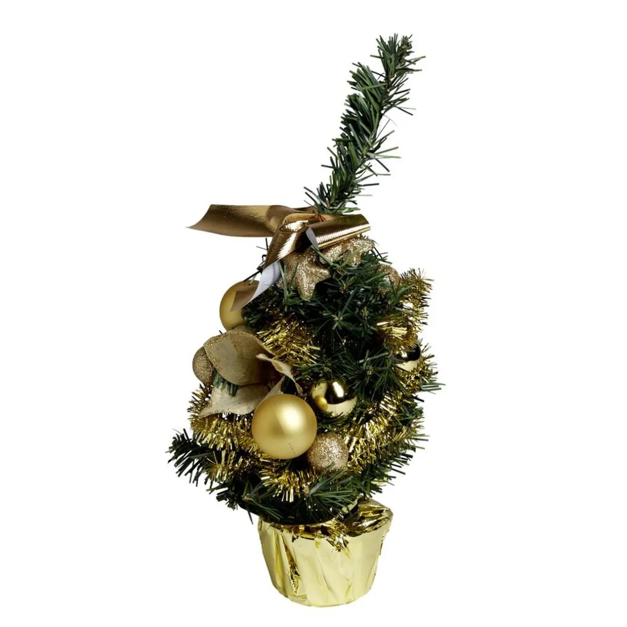 Discount Gifi Sapin décor doré H36cm