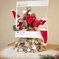 Outlet Gifi Sapin de Noël à poser avec étoiles H38cm - 3 modèles