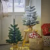 Gifi Sapin de Noël artificiel avec base en jute Ø38xH60cm