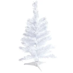 Discount Gifi Sapin de Noël artificiel blanc Ø27xH50cm