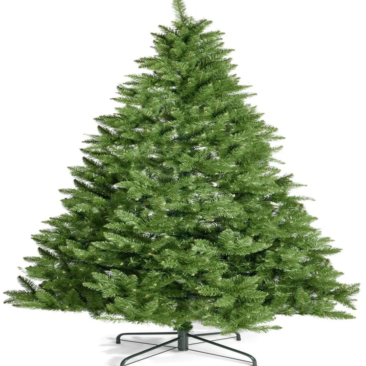 Clearance Gifi Sapin de Noël artificiel vert avec pied métal Ø136xH240cm