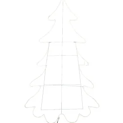 Gifi Sapin de Noël lumineux blanc 840 LED^ Décoration Extérieure De Noël