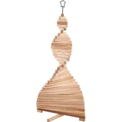 Online Gifi Sapin de Noël modulable lattes de bois naturel