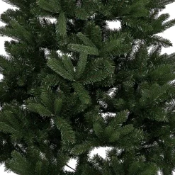 Gifi Sapin de Noël Vert effet réel avec pied en bois H210 cm