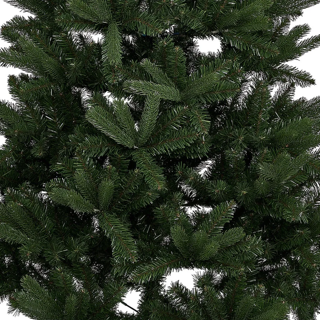 Gifi Sapin de Noël Vert effet réel avec pied en bois H210 cm
