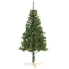 Hot Gifi Sapin de Noël vert effet touffu avec pied en bois H150 cm