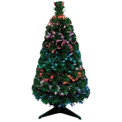 Sale Gifi Sapin de Noël vert fibre optique h 90 cm