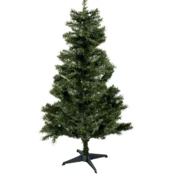 Discount Gifi Sapin de Noël vert lumineux 120 LED H150 cm
